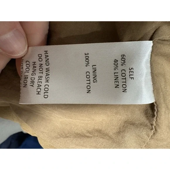 545, Women's Quilted Wrap Coat/Jacket, Khaki Green, Size Small - Picture 7 of 8